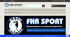 Desktop Screenshot of fhrsport.com